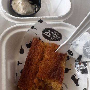 Pig Beach BBQ - Corn bread and whipped butter - Barbeque Near Me - Boston, Massachusetts