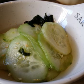 Sakura - Ensalada de pepino de menú ejecutivo - Japanese Near Me - Zaragoza, Z