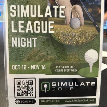 Simulate Golf - League Night - Mini Golf Near Me - Gastonia, North Carolina