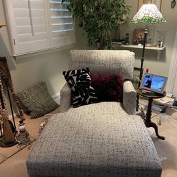 New furniture. New furniture.