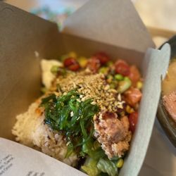 Taichi Bubble Tea - Combo poke rice bowl
