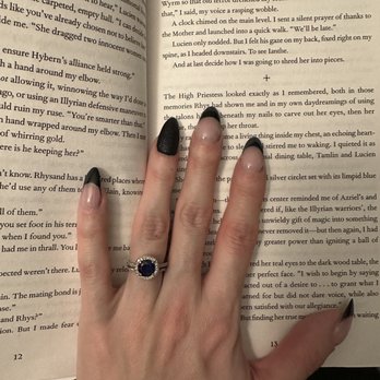 Natalie's Nails - Gorgeous black acrylic - Nail Salons Near Me - Ranson, West Virginia