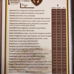 Pizzeria Mamma Richetta - Menù