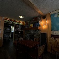 Steampunk Espresso Bar - The seating area