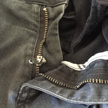 Emie's Alterations - Broken zipper before - Sewing & Alterations Near Me - San Diego, California