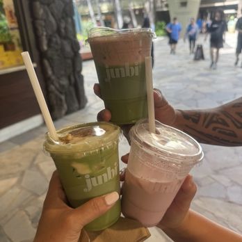 Junbi - Waikiki - Strawberry milk, strawberry matcha latte, sea salt Caramel cold foam matcha latte - Coffee & Tea Near Me - Honolulu, Hawaii Junbi - Waikiki - Strawberry milk, strawberry matcha latte, sea salt Caramel cold foam matcha latte - Coffee & Tea Near Me - Honolulu, Hawaii