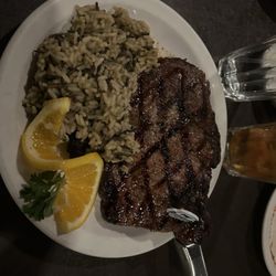 Domenico's Italian Restaurant - 12oz Prime Rib with Wild Rice