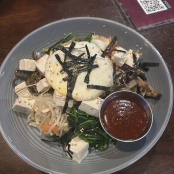 Myung Dong 1st Ave - tofu bibimbop - Korean Near Me - Allston, Massachusetts