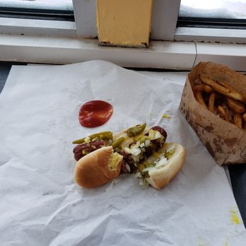 Red Hot Ranch - Defray Polish with ketchup on the side would French fries everything on - Hot Dogs Near Me - Chicago, Illinois Red Hot Ranch - Defray Polish with ketchup on the side would French fries everything on - Hot Dogs Near Me - Chicago, Illinois