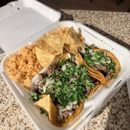 ##18: Three Street (Mini) Soft Corn Tortilla Tacos (One Meat) w/ double rice ##18: Three Street (Mini) Soft Corn Tortilla Tacos (One Meat) w/ double rice