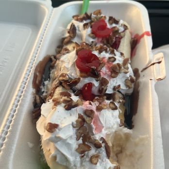 Dairy Palace - Supreme banana split - Burgers Near Me - Canton, Texas