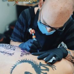 Electric Gold Tattoo - My artist Skyler