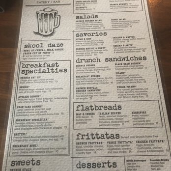 Drunch Eatery + Bar - Main/Breakfast Menu - Breakfast & Brunch Near Me - Columbus, Ohio