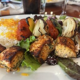 Salmon kebab Salmon kebab