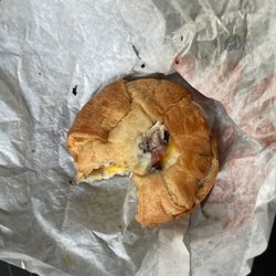 Dunkin' - Not sure your sandwich should come with a bite already in it