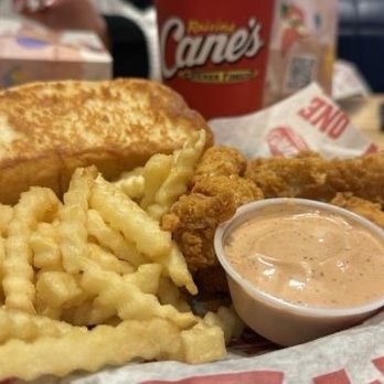 Raising Cane's Chicken Fingers - 3 finger combo - Fast Food Near Me - Forest Hills, New York Raising Cane's Chicken Fingers - 3 finger combo - Fast Food Near Me - Forest Hills, New York
