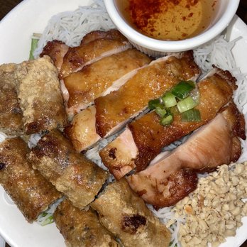 Perilla - five spice chicken and imperial rolls vermicelli - Vietnamese Near Me - San Francisco, California Perilla - five spice chicken and imperial rolls vermicelli - Vietnamese Near Me - San Francisco, California