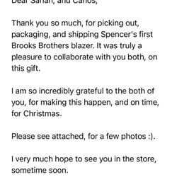 Brooks Brothers Factory Outlet - Thank you again 3