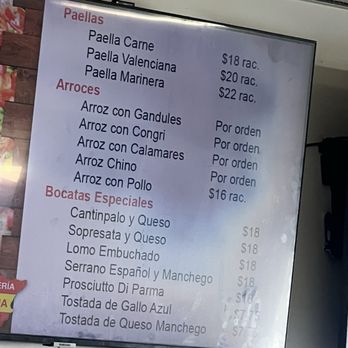 Panadería España Repostería - menu - Bakeries Near Me - Carolina, Puerto Rico