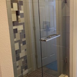 Shower door single hinge repair. Shower door single hinge repair.