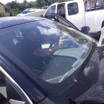 Sky Glass - This car was in desperate need of our help!  Sky Glass to the rescue.  If you need a new windshield give us a call today for a free quote - Auto Glass Services Near Me
