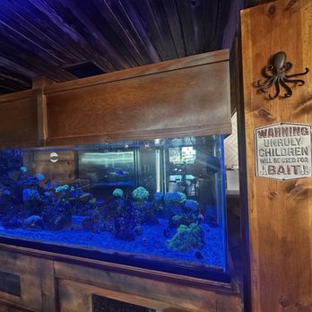 Brody's Restaurant - Fish tank with sign - Barbeque Near Me - Sacramento, California Brody's Restaurant - Fish tank with sign - Barbeque Near Me - Sacramento, California