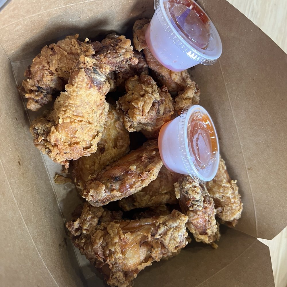 Johnny Wokker Downtown - Fried chicken was crispy, hot and well seasoned - Asian Fusion Near Me - Stockton, California Johnny Wokker Downtown - Fried chicken was crispy, hot and well seasoned - Asian Fusion Near Me - Stockton, California