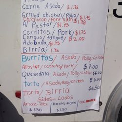 Taqueria Los Dos Joses - Menu