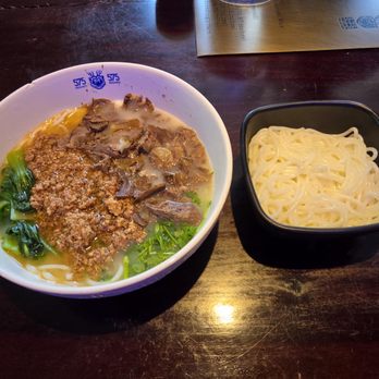 575 Miishien - beef mixian ($16) + complimentary extra noodles - Noodles Near Me - San Jose, California
