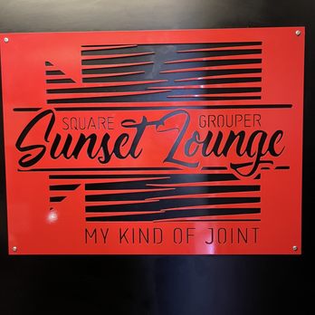 Sunset Lounge - a red sign with the words sunset lounge - Tapas Bars Near Me - Islamorada, Florida Sunset Lounge - a red sign with the words sunset lounge - Tapas Bars Near Me - Islamorada, Florida