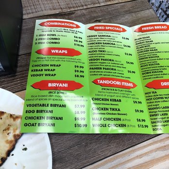 Curry Hut - Vegetable biryani, chicken biryani, veggie samosa, chicken samosa, aloo tiki, veggie pakora, paneer pakora, chicken kebab, chicken tikka - Indian Near Me - La Mirada, California