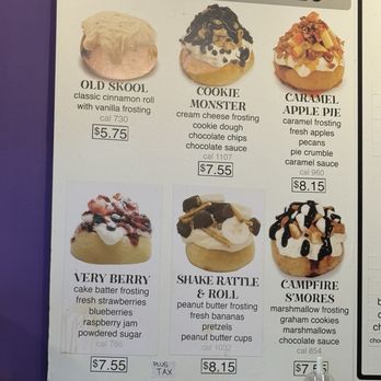 Cinnaholic - Menu - Bakeries Near Me - Boca Raton, Florida