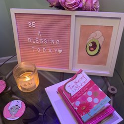 Heal & Glow - Board always has a sweet message.