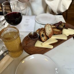 Cheese and wine, what more do you need Cheese and wine, what more do you need