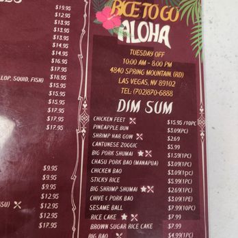 Rice To-Go - Menu - Chinese Near Me - Las Vegas, Nevada Rice To-Go - Menu - Chinese Near Me - Las Vegas, Nevada
