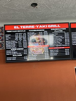 Menu photo 5 El Terre Yaki Grill Pomona, CA Menu photo 5 El Terre Yaki Grill Pomona, CA