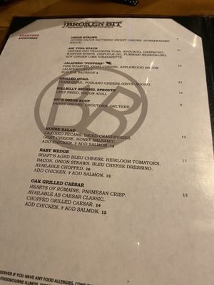 Menu photo 6 Broken Bit Steakhouse Quartz Hill, CA