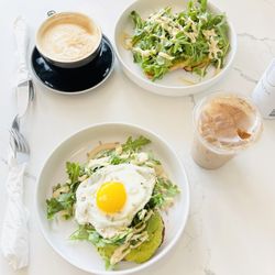 Tasty Cafe & Kitchen - smashing avo toast, cappuccino, iced chai latte