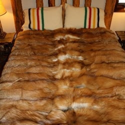 Glacier Wear - Queen Size Fur Red Fox Comfortor