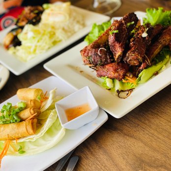 Thai Cafe - 7. FRIED RIBS MARINATED FRIED PORK RIBS SERVED WITH THAI BBQ SAUCE. - Thai Near Me - San Antonio, Texas Thai Cafe - 7. FRIED RIBS MARINATED FRIED PORK RIBS SERVED WITH THAI BBQ SAUCE. - Thai Near Me - San Antonio, Texas