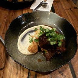 Short rib with cauliflower Short rib with cauliflower