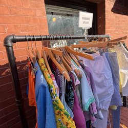 The Attic - Cambridge - Clearance rack outside