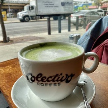 Colectivo Coffee Logan Square - Soy matcha latte - Coffee & Tea Near Me - Chicago, Illinois Colectivo Coffee Logan Square - Soy matcha latte - Coffee & Tea Near Me - Chicago, Illinois