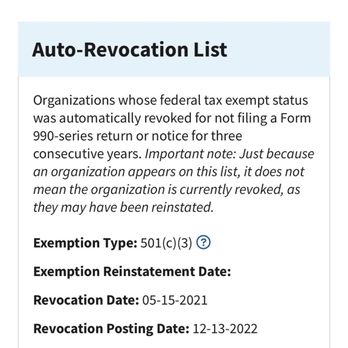A Wish for Animals - Their 501(c)(3) status has been REVOKED by the IRS and yet, they are falsely advertising online that they are a no-profit!! - Animal Shelters Near Me A Wish for Animals - Their 501(c)(3) status has been REVOKED by the IRS and yet, they are falsely advertising online that they are a no-profit!! - Animal Shelters Near Me