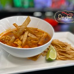 Los Amigos Don Juan - Chicken tortilla soup.
