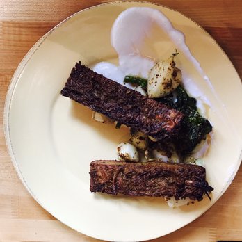 Mother - Buttersquash latkes with mustard roasted turnips and kohlrabi onions, horseradish yogurt sauce - Vegetarian Near Me - Sacramento, California Mother - Buttersquash latkes with mustard roasted turnips and kohlrabi onions, horseradish yogurt sauce - Vegetarian Near Me - Sacramento, California