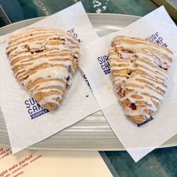 Surf Camp Coffee - Strawberry scone - Coffee & Tea Near Me - East Honolulu, Hawaii Surf Camp Coffee - Strawberry scone - Coffee & Tea Near Me - East Honolulu, Hawaii