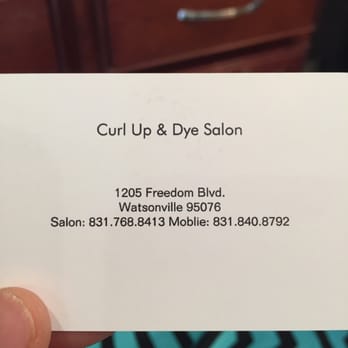 Curl Up & Dye - New address. Go here. Yelps being lame and not changing it. - Hair Salons Near Me - Watsonville, California Curl Up & Dye - New address. Go here. Yelps being lame and not changing it. - Hair Salons Near Me - Watsonville, California
