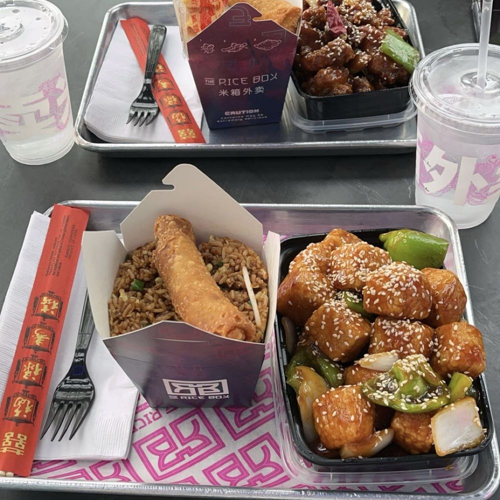 The Rice Box - sesame tofu & fried rice - Chinese Near Me - Houston, Texas