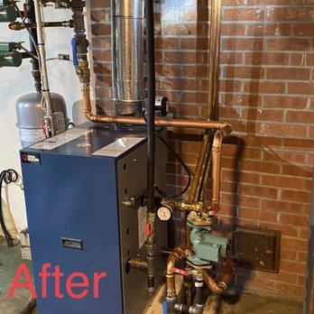 Hot Spot Stoves & Mechanical - Oil to gas conversion after unit was swapped out. Gas unit - Fireplace Services Near Me Hot Spot Stoves & Mechanical - Oil to gas conversion after unit was swapped out. Gas unit - Fireplace Services Near Me